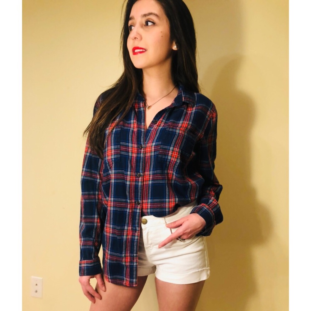 Plaid button down - Picture 2 of 7